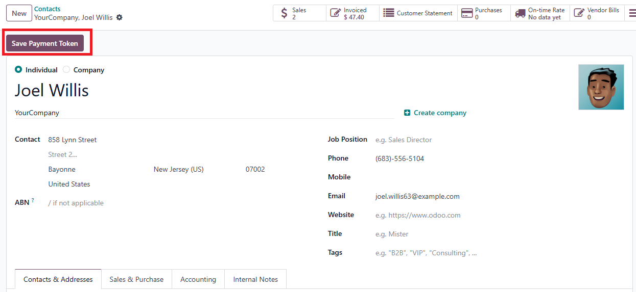 Save Customer Credit Card